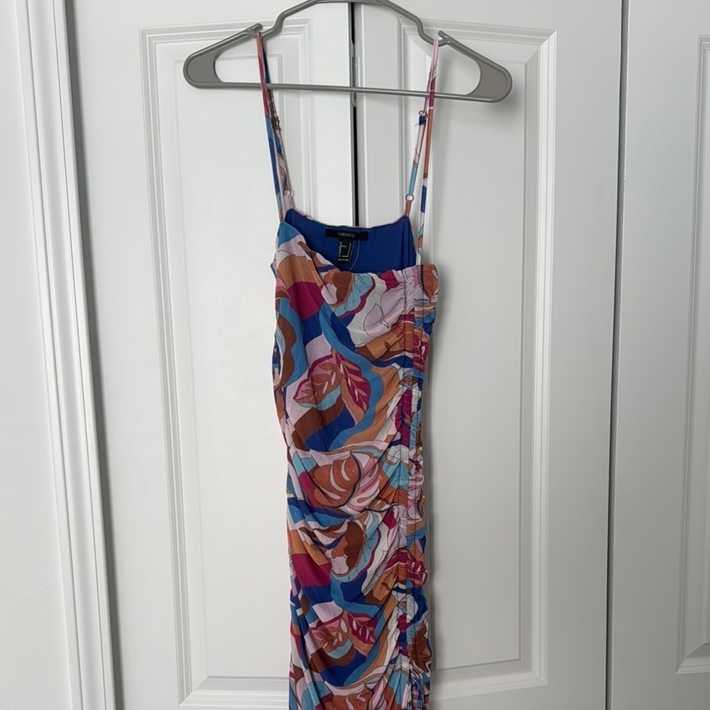 Colorful Patterned Women's Dress